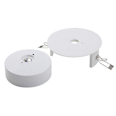 High CRI Recessed Emergency Light with 120° Beam Angle