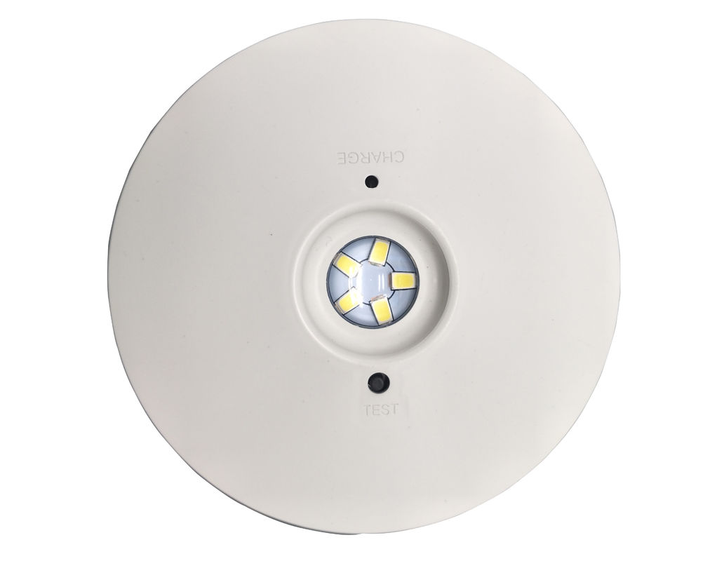 IP20 SMD LED στρογγυλό επαναφορτιζόμενο φως έκτακτης ανάγκης με μπαταρία 3 ώρες λειτουργία L114N