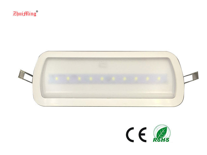 Φως LED επαναφορτιζόμενο για έκτακτες ανάγκες με μπαταρία Ni-Cd και ανθεκτικό στη φωτιά ABS για 3 ώρες