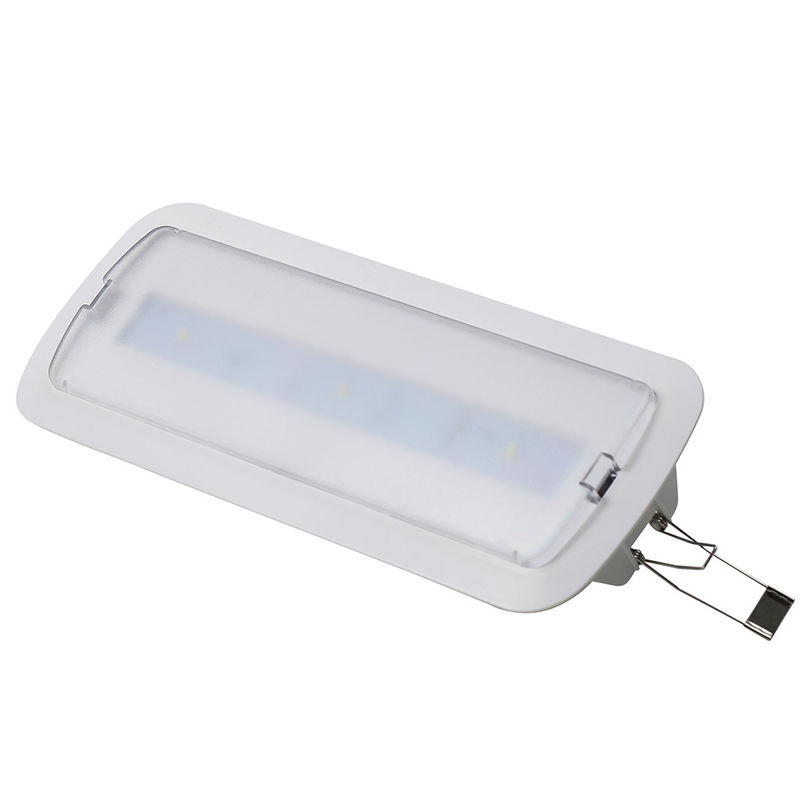 3pcs SMD 5730 LED Recessed Emergency Light με μπαταρία Ni-Cd 3.6V 0.6Ah για διάρκεια άνω των 3 ωρών