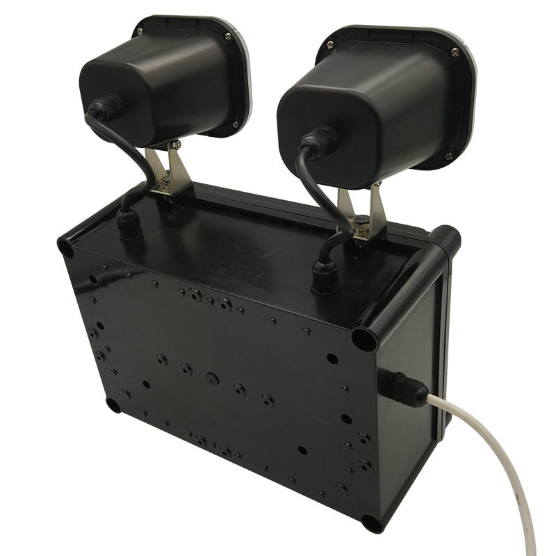 220V Input Twin Spot Emergency Light with 3-Year Warranty and 50000 Hours Lifespan