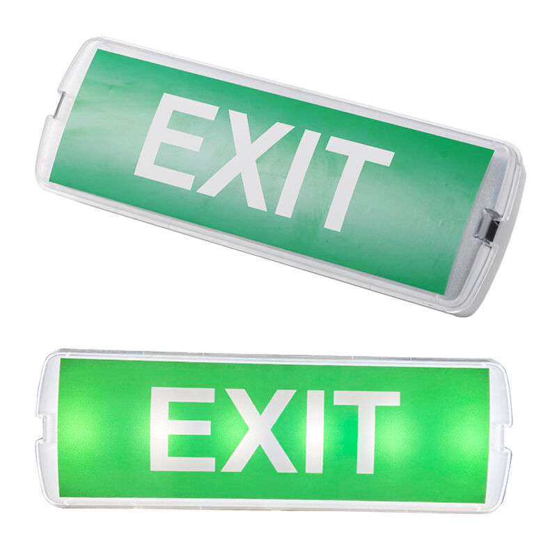 Μόνιμο πλαστικό φωτιστικό LED έκτακτης ανάγκης με επαναφορτιζόμενη μπαταρία, για τοίχο, με αυτονομία 3 ωρών και μπαταρία Ni-Cd, με βαθμολογία IP20