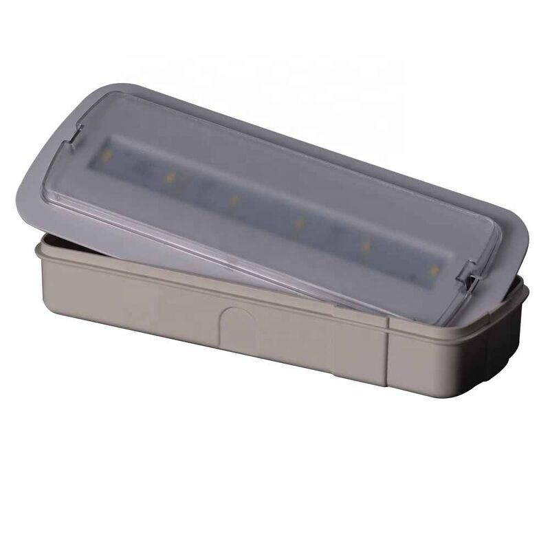 3W τοίχωμα και οροφή ενσωματωμένο LED επαναφορτιζόμενο φως έκτακτης ανάγκης με 3ετή εγγύηση και 180 λεπτά εφεδρικό