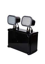 IP65 Αδιάβροχο φως έκτακτης ανάγκης Twin Spot 2X4W με εγγύηση 3 ετών και φως έκτακτης ανάγκης Twin Head LED