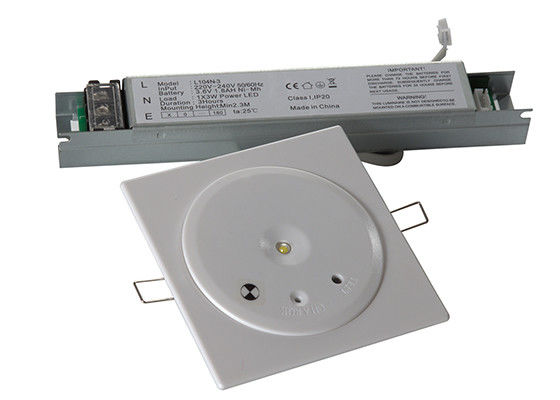 1W Ni-Cd οροφή LED φως έκτακτης ανάγκης λειτουργία μπαταρίας 1.0Ah IP20 EL104N-1