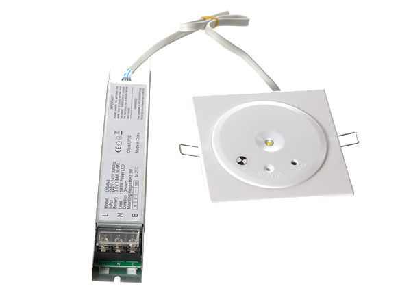 220V επαναφορτιζόμενο φως έκτακτης ανάγκης με λειτουργία 180 λεπτών, ανθεκτικό στη φωτιά περίβλημα ABS