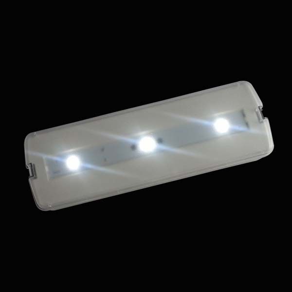 220V επαναφορτιζόμενο φως έκτακτης ανάγκης LED με μπαταρία υποστήριξης έγκριση CE επιφάνεια τοίχου τοποθετημένη L116N-A1