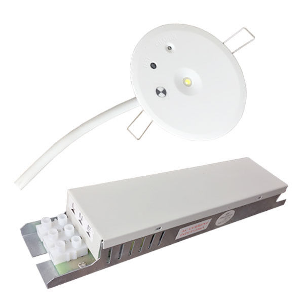 1W SMD Λευκό LED 220V Εναρμονισμένο φως έκτακτης ανάγκης οροφής με μπαταρία Εμπορικά κτίρια IP20