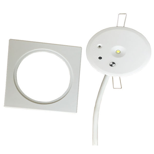 1W SMD Λευκό LED Εντοιχισμένο Φωτιστικό Οροφής Εμπορικών Κτιρίων Αυτοελεγχόμενο Φωτιστικό Έκτακτης Ανάγκης IP20