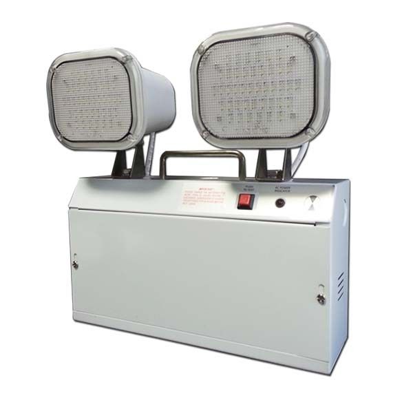 3 χρόνια εγγύηση 220-240V Twin Spot Emergency Light με διάρκεια 3 ωρών και χάλυβα